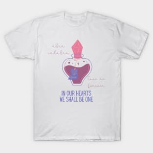 Valentine's Day Love Potion In Our Hearts We Shall Be One T-Shirt